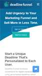 Mobile Screenshot of deadlinefunnel.com